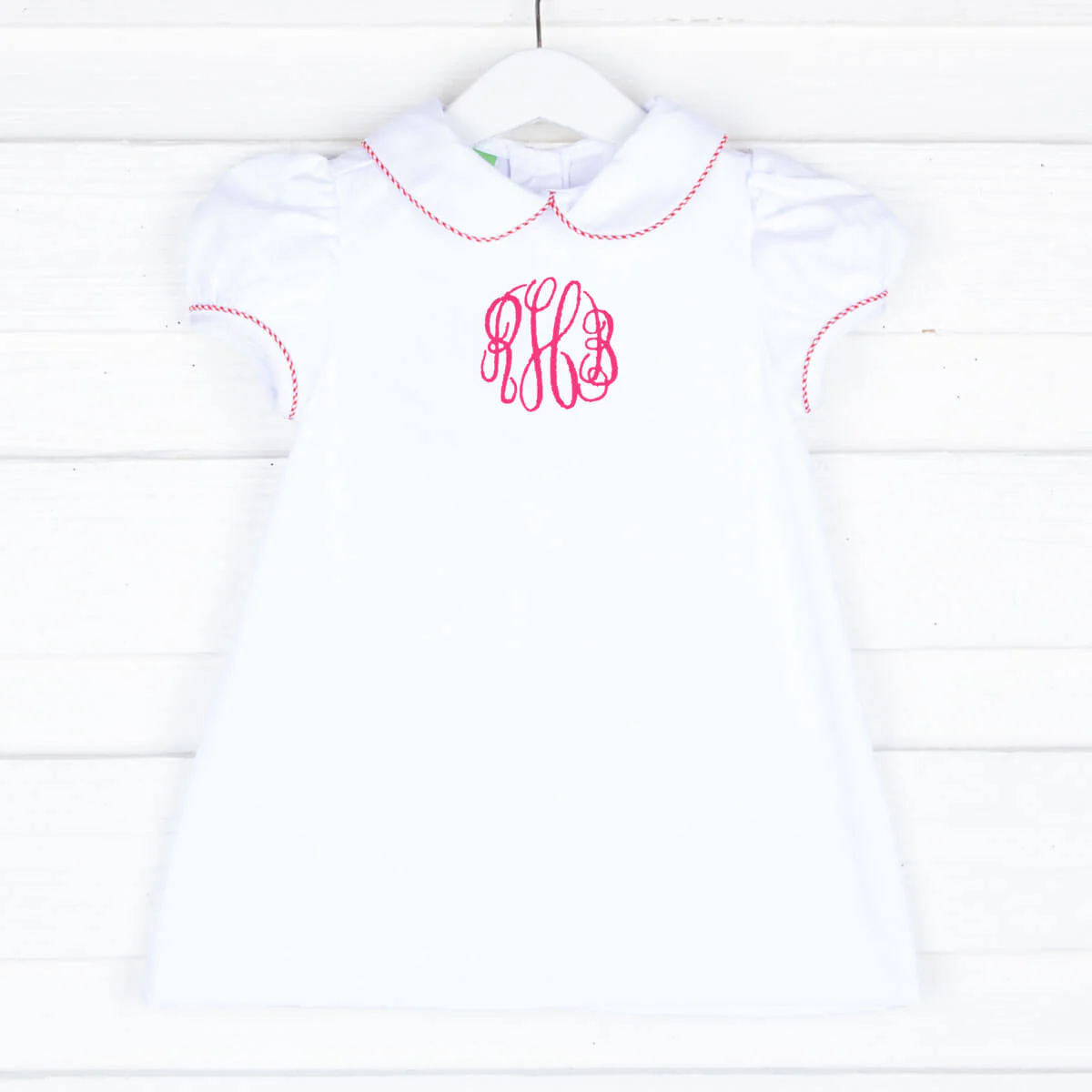 White Pique Sally Dress