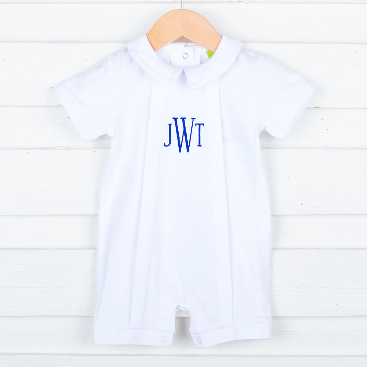 White Sailor Knit Romper