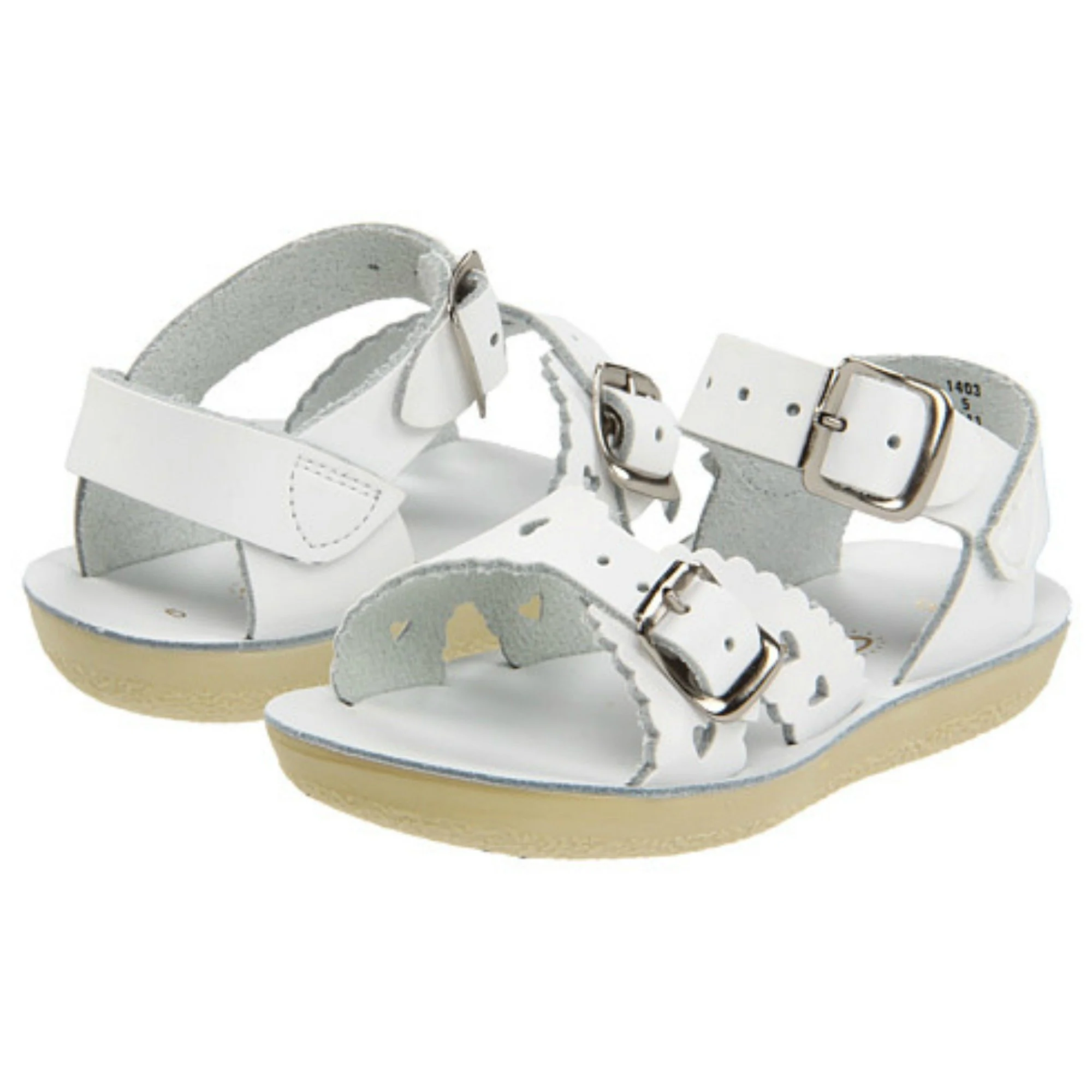 White Sweetheart Sandals