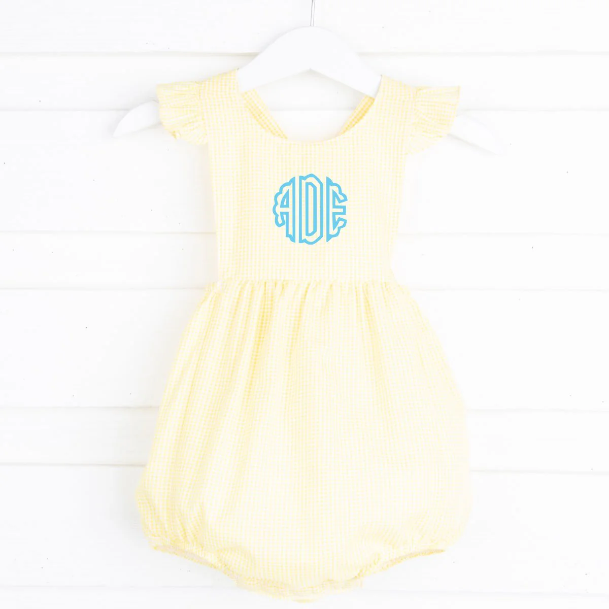 Yellow Gingham Bella Bubble