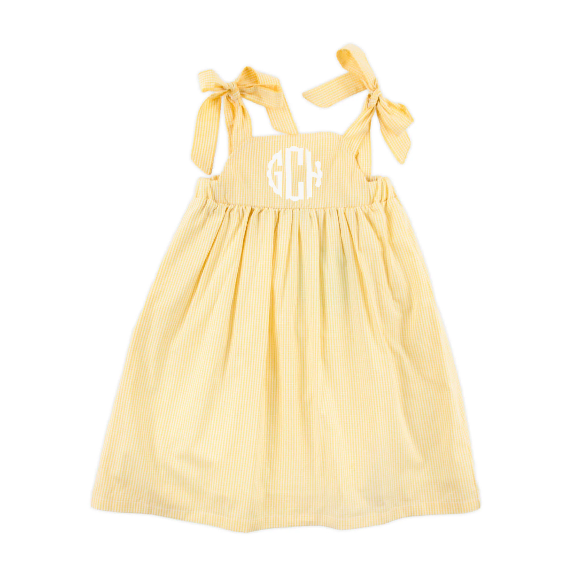 Yellow Gingham Skyler Dress