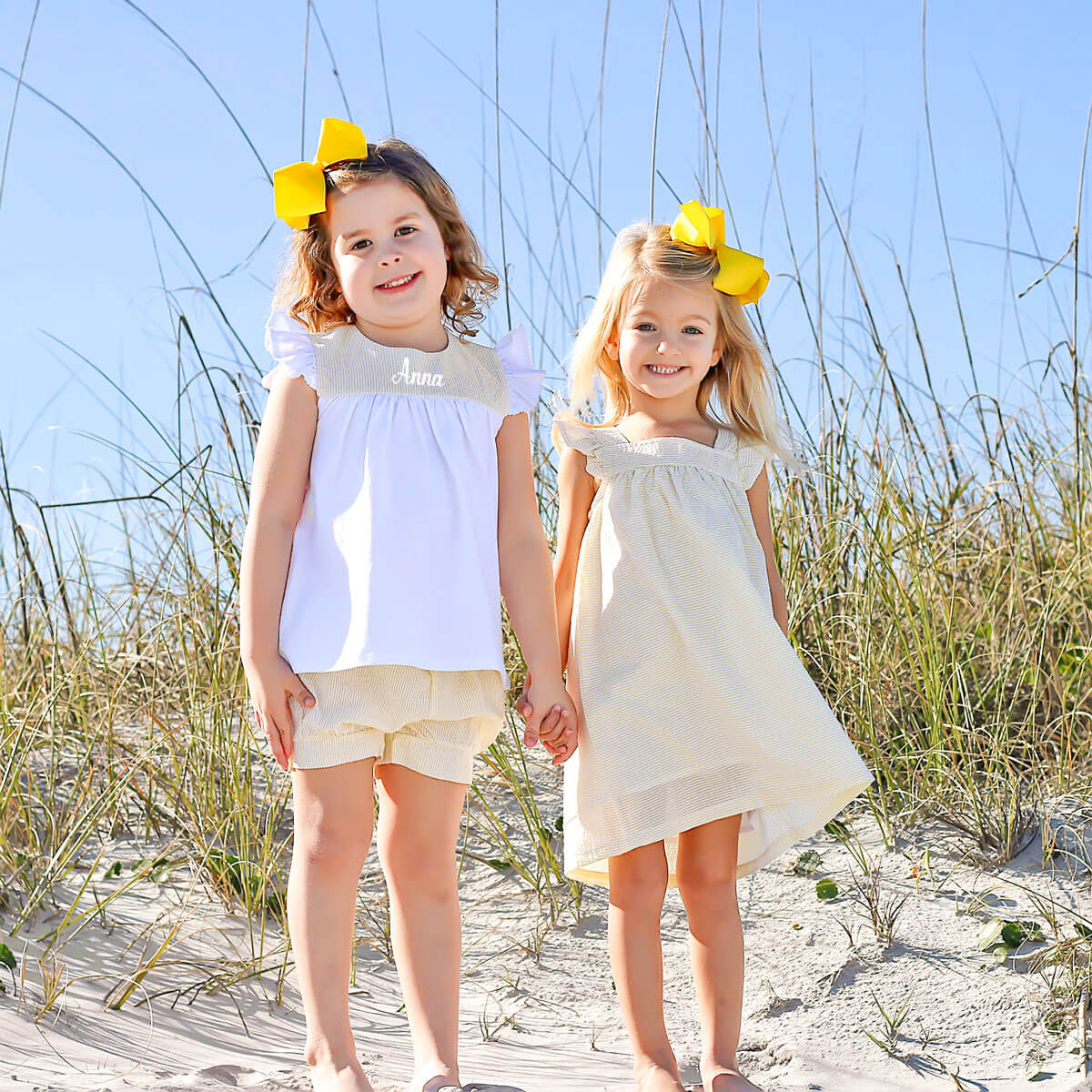 Yellow Stripe Lauren Short Set - Image 3